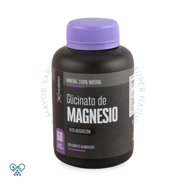 Glicinato de Magnesio 60 Cápsulas