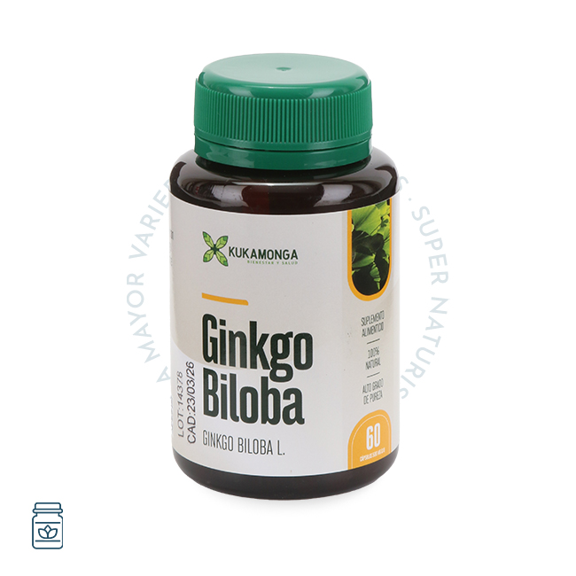 Ginkgo Biloba 60 Cápsulas
