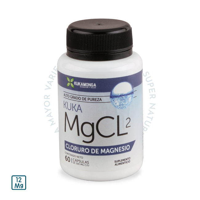Cloruro de Magnesio 60 Cápsulas