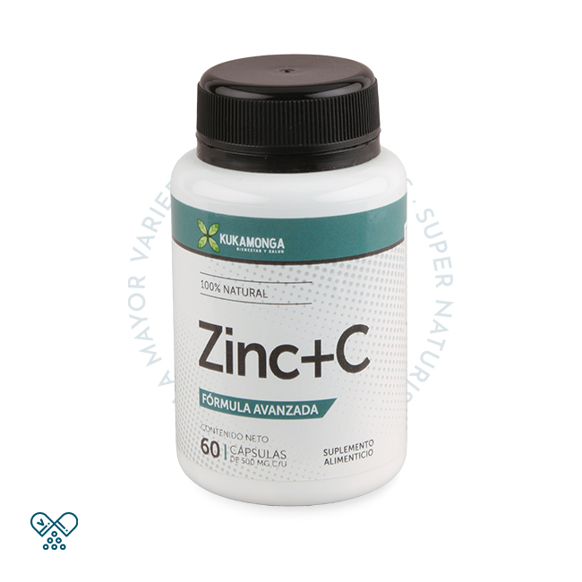 Kuka Zinc + Vitamina C 60 cápsulas