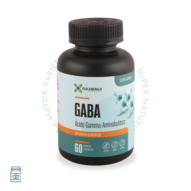 Gaba Ácido Aminobutírico 60 cápsulas